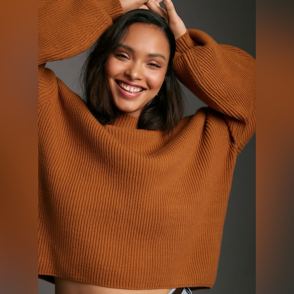 NWT Maeve Easy Pullover Sweater (Anthropologie) - Picture 4 of 6